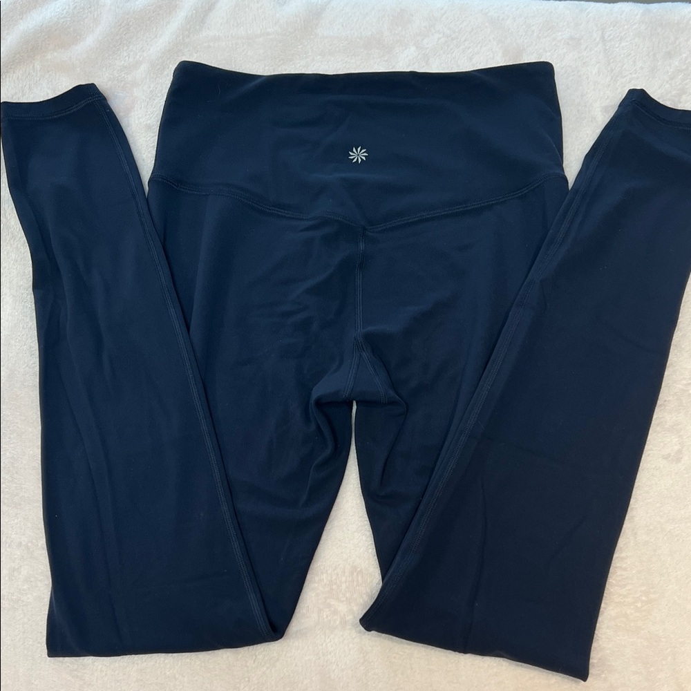 Athleta Navy Blue High-Waisted Leggings